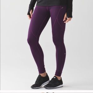 First mile tech tight in darkest magenta